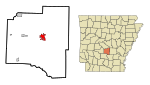 Grant County Arkansas Incorporated and Unincorporated areas Sheridan Highlighted